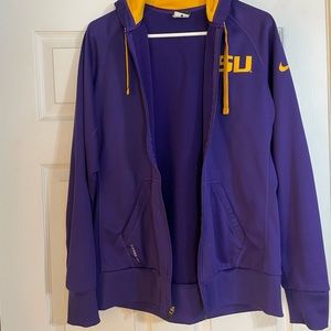 Womens - LSU Therm-Fit Nike Jacket